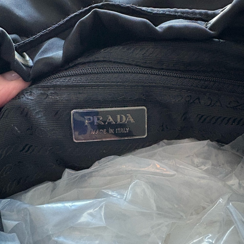 Prada Black Backpack with Adjustable Straps and Durable Fabric - Picture 4 of 5